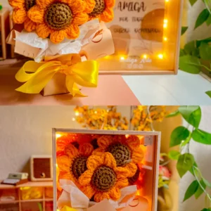 Cuadro luminoso de Girasoles